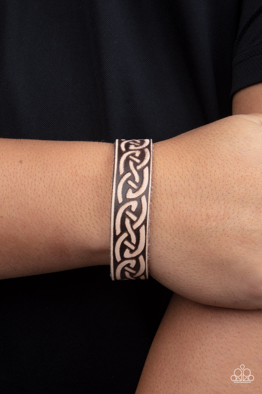 Paparazzi Accessories ❋Rebel Runes - Brown Bracelet❋ Flat Rate Ship $4.50❋