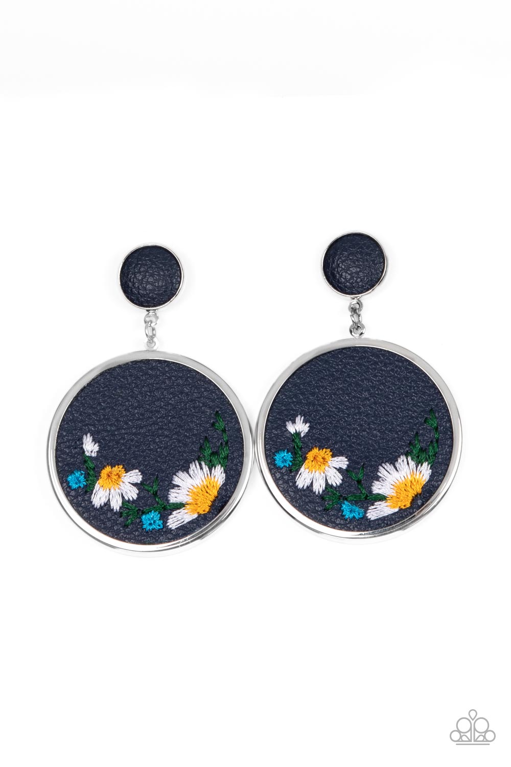 brought-to-you-by-blingflingbykat-embroidered-gardens-blue-post earrings-paparazzi-accessories-