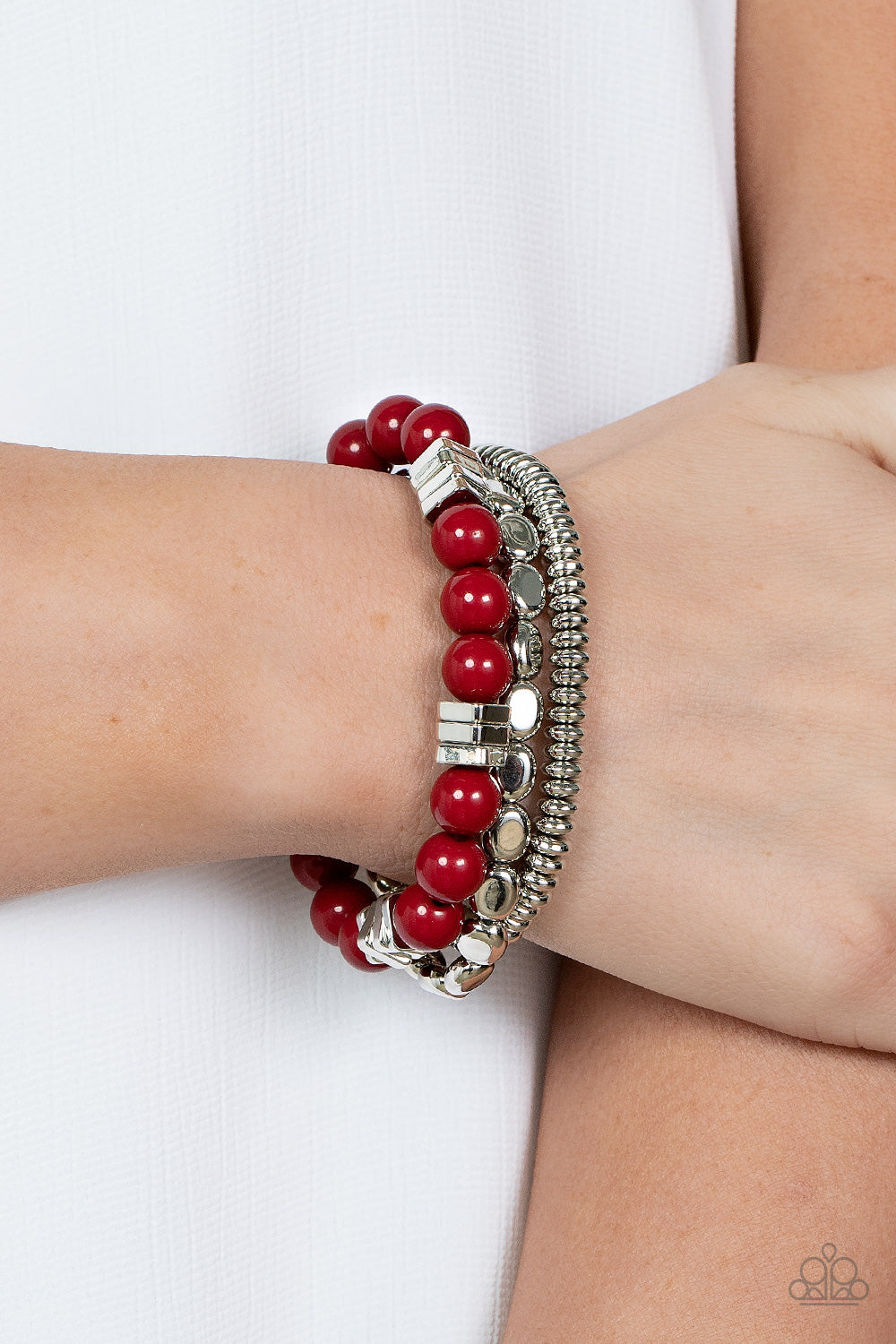 Paparazzi Accessories ❋Tour de Tourist - Red Bracelet❋ Flat Rate Ship $4.50❋