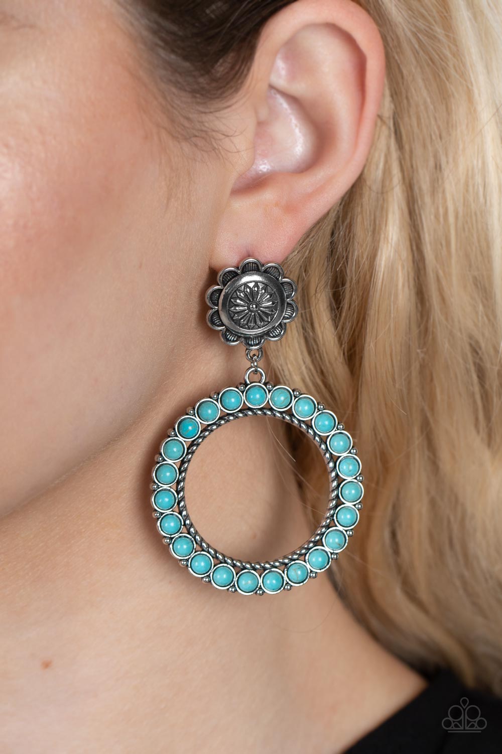 Paparazzi Accessories ❋Playfully Prairie - Blue Post Earrings❋ Flat Rate Ship $4.50❋