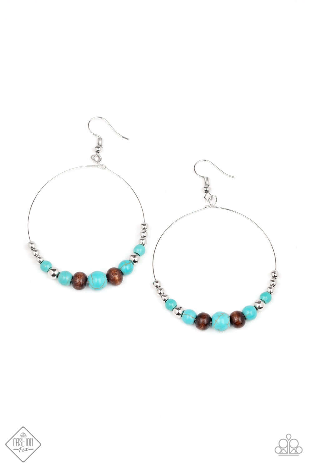 Paparazzi Accessories ✽ Serenely Southwestern - Blue Earrings ✽ Flat Rate Ship $4.50✽ - Image #1