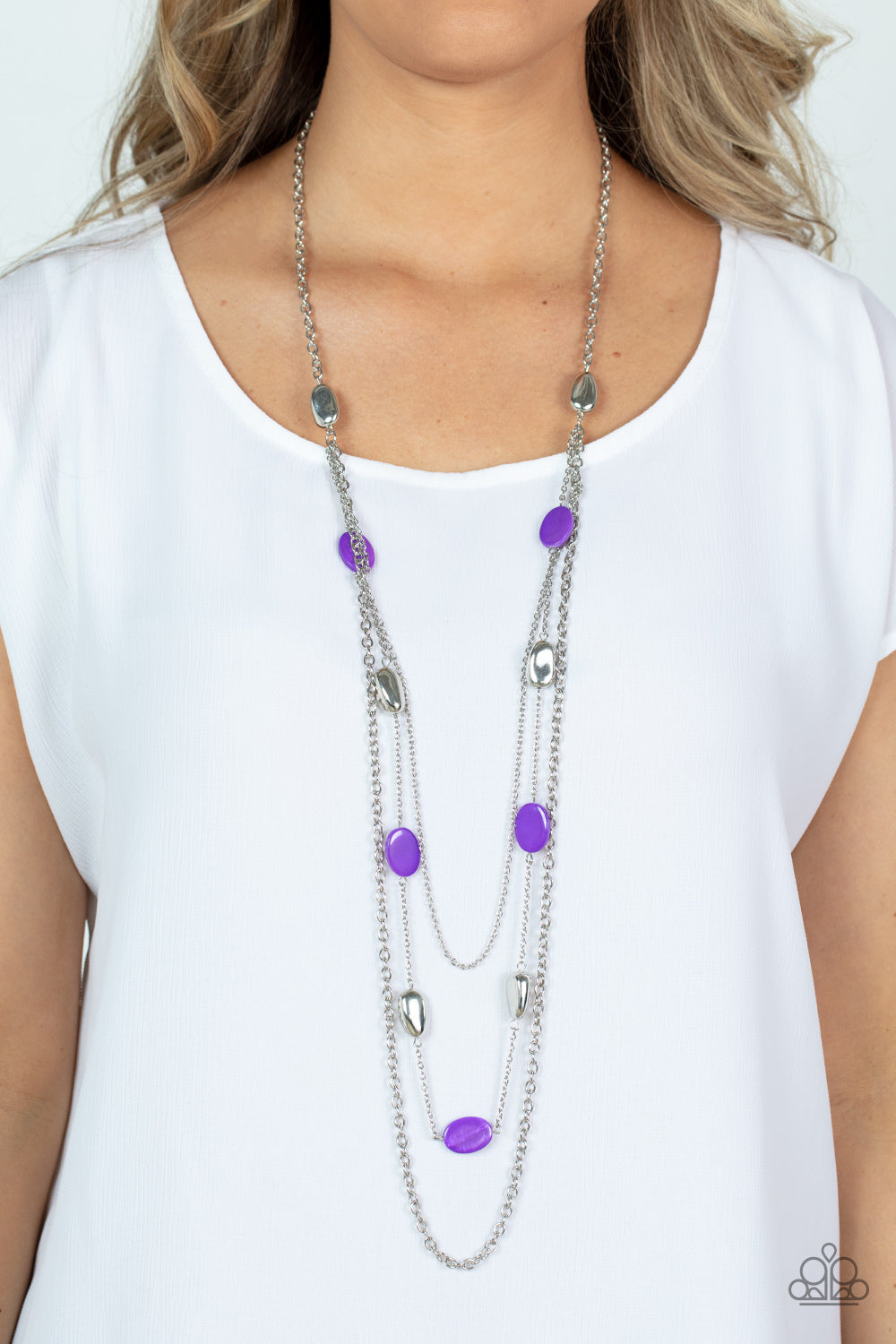 Paparazzi Accessories ❋Barefoot and Beachbound - Purple Necklace❋ Flat Rate Ship $4.50❋