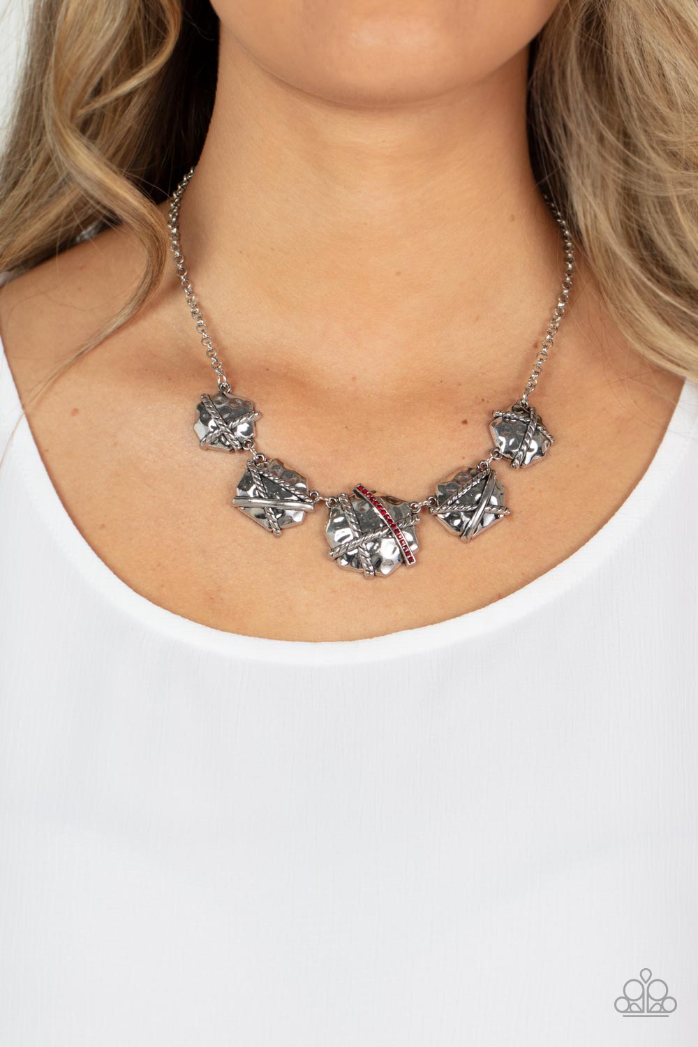 Paparazzi Accessories ❋Keep Guard - Red Necklace❋ Flat Rate Ship $4.50❋