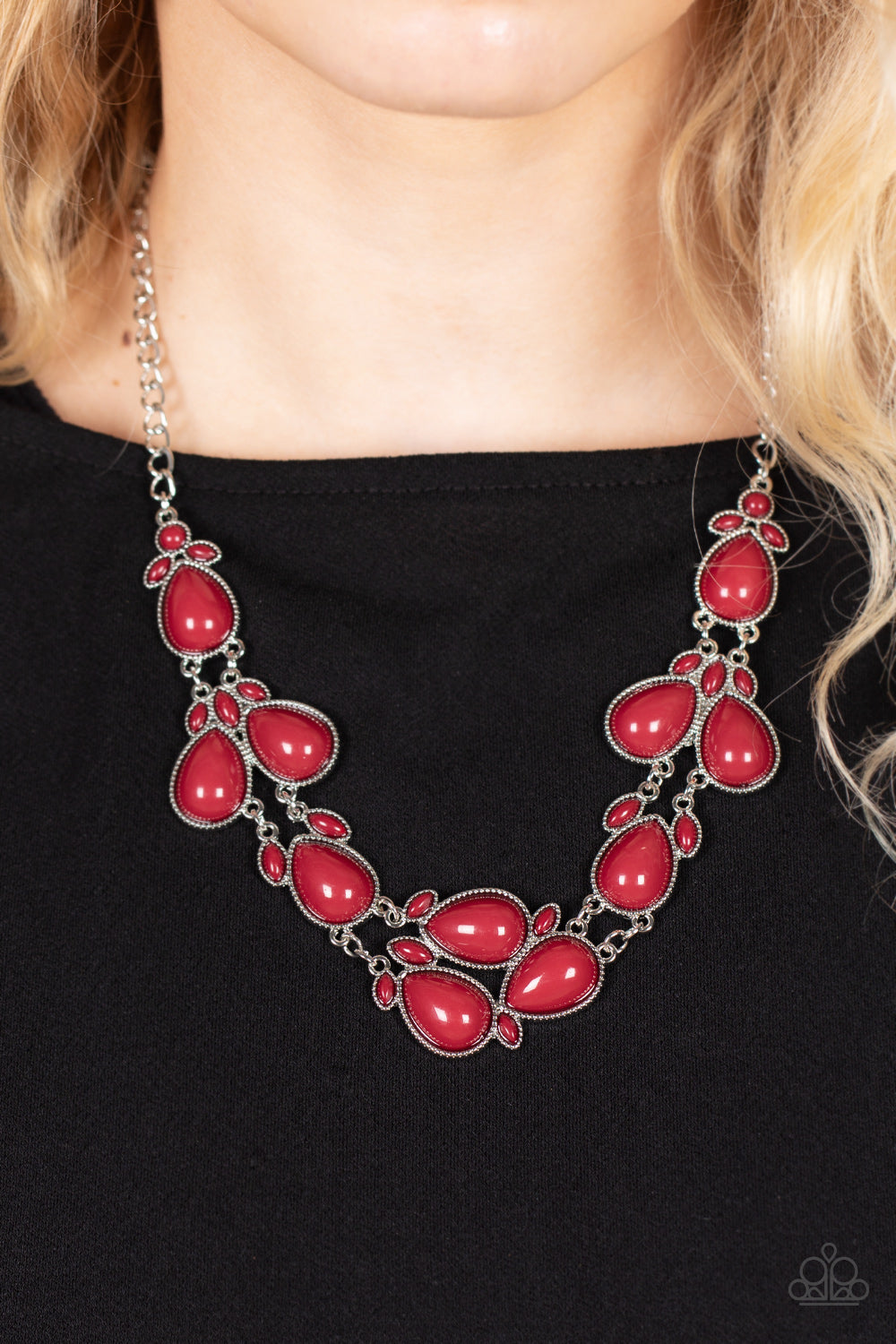 Paparazzi Accessories ❋Botanical Banquet - Red Necklace❋ Flat Rate Ship $4.50❋