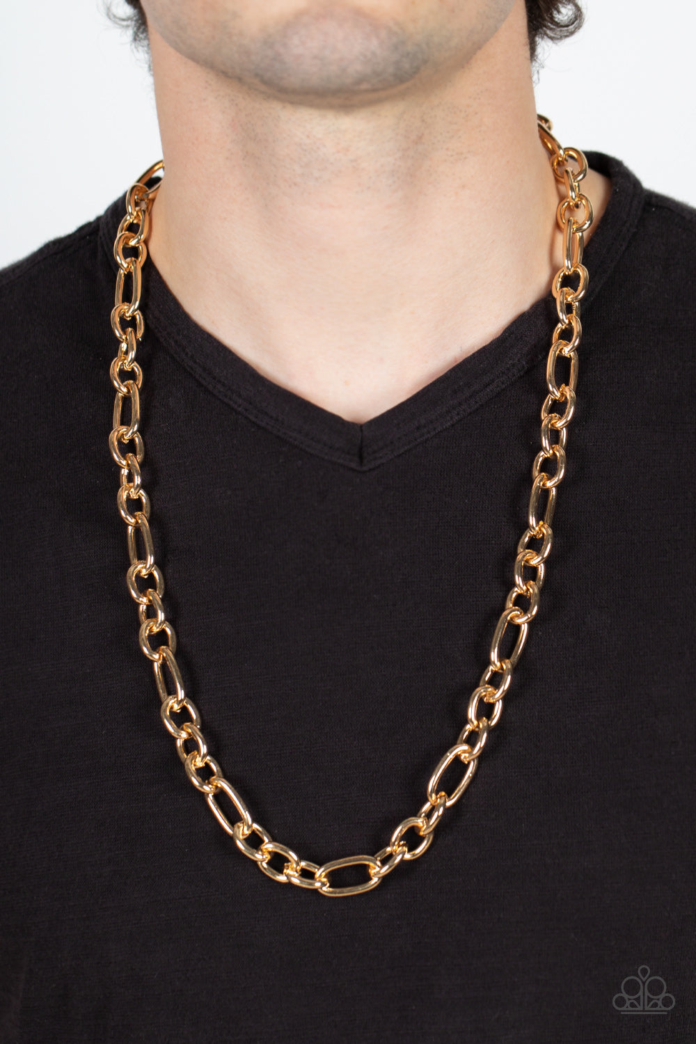 Paparazzi Accessories ❋Ringside Throne - Gold Mens Necklace❋ Flat Rate Ship $4.50❋