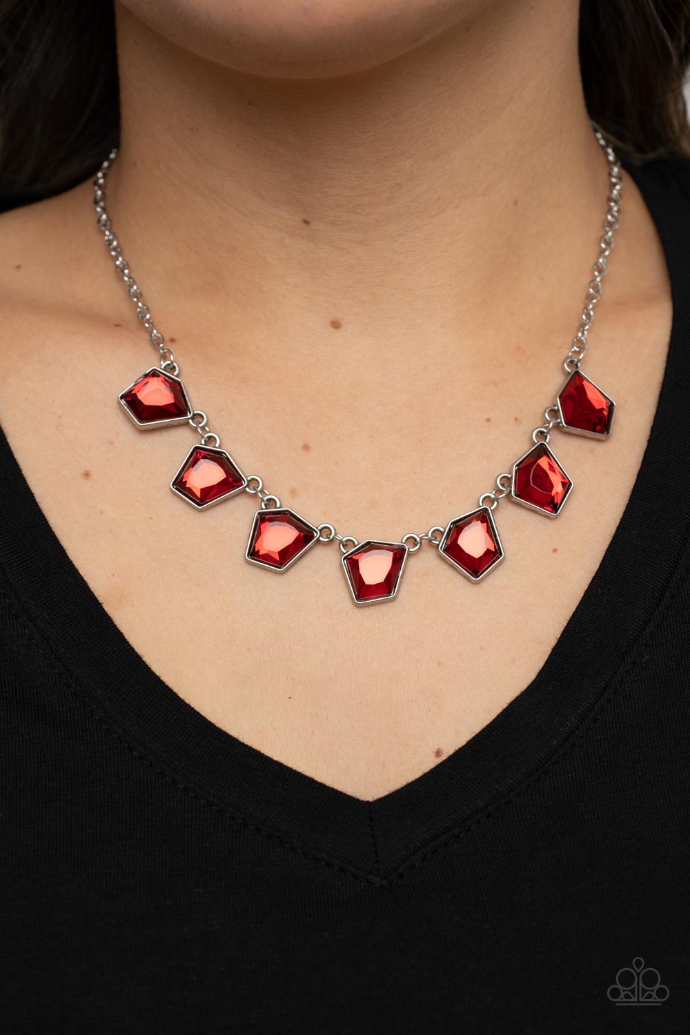 Paparazzi Accessories ❋Experimental Edge - Red Necklace❋ Flat Rate Ship $4.50❋