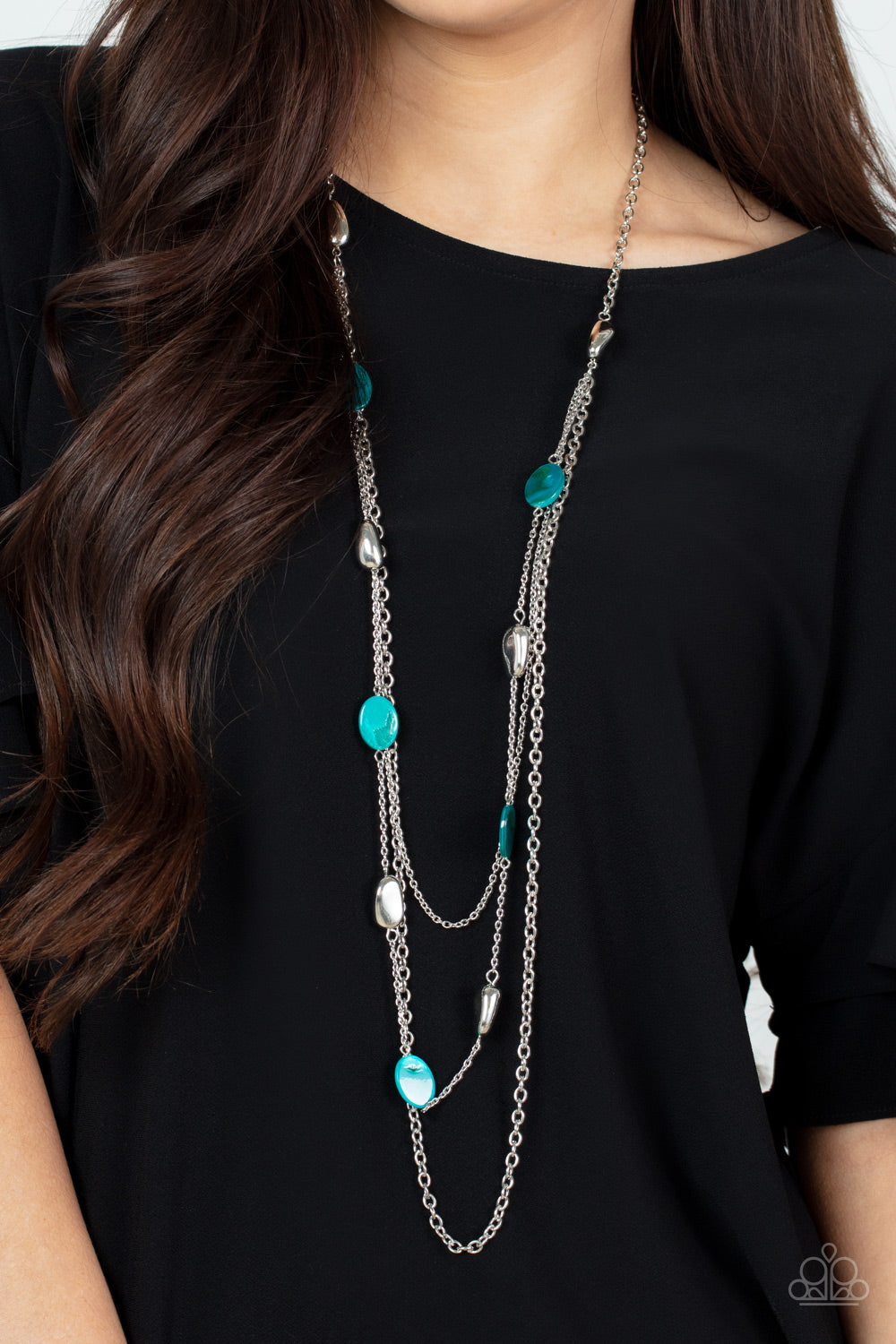 Paparazzi Accessories ❋Barefoot and Beachbound - Blue Necklace❋ Flat Rate Ship $4.50❋