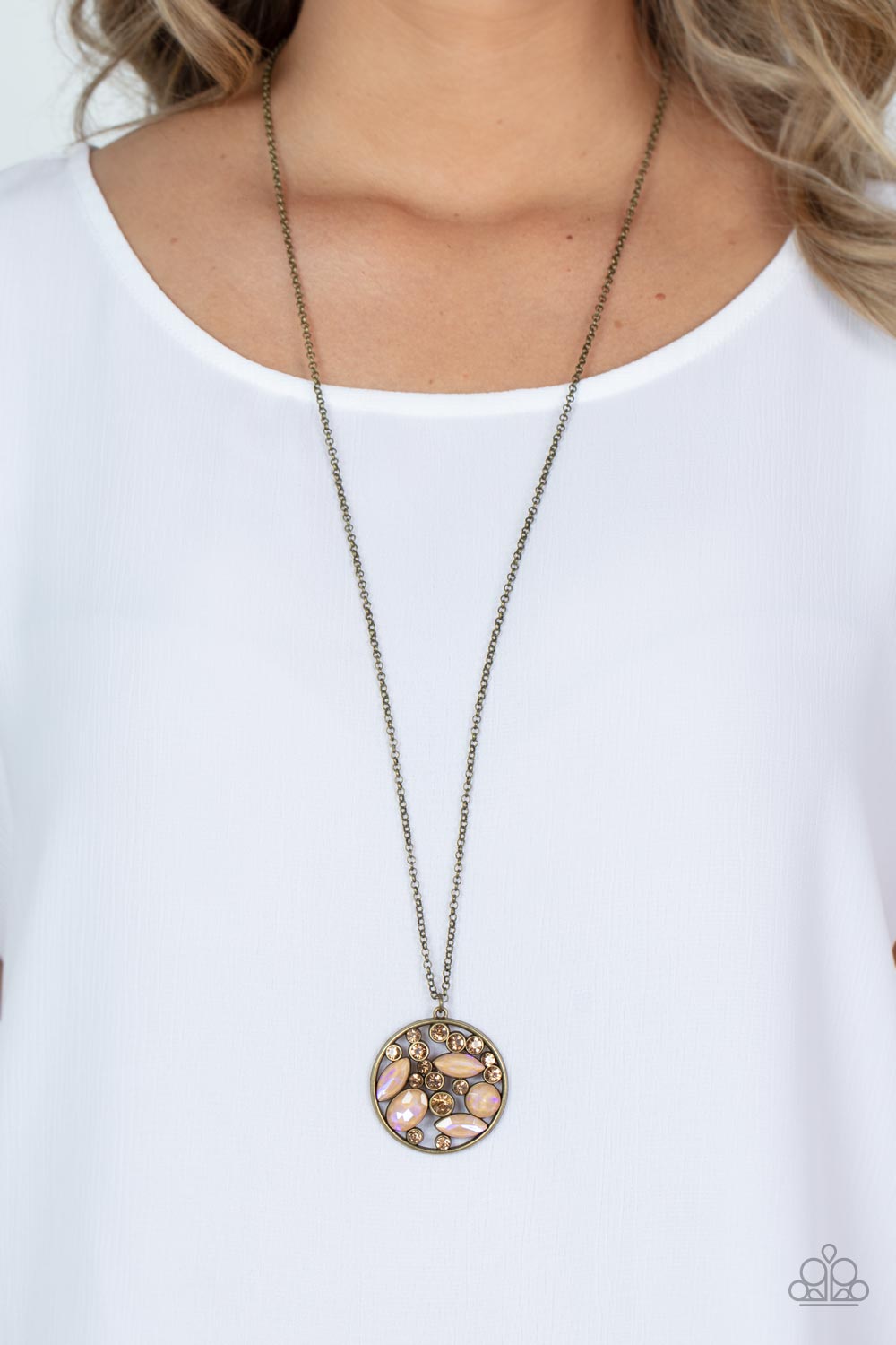 Paparazzi Accessories ❋Iridescently Influential - Brown Necklace❋ Flat Rate Ship $4.50❋