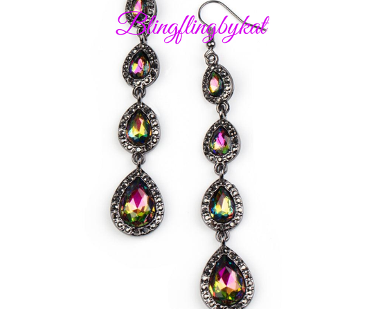 Paparazzi Accessories ❋Confidently Classy - Multi Earrings❋ Flat Rate Ship $4.50❋ - Image #1