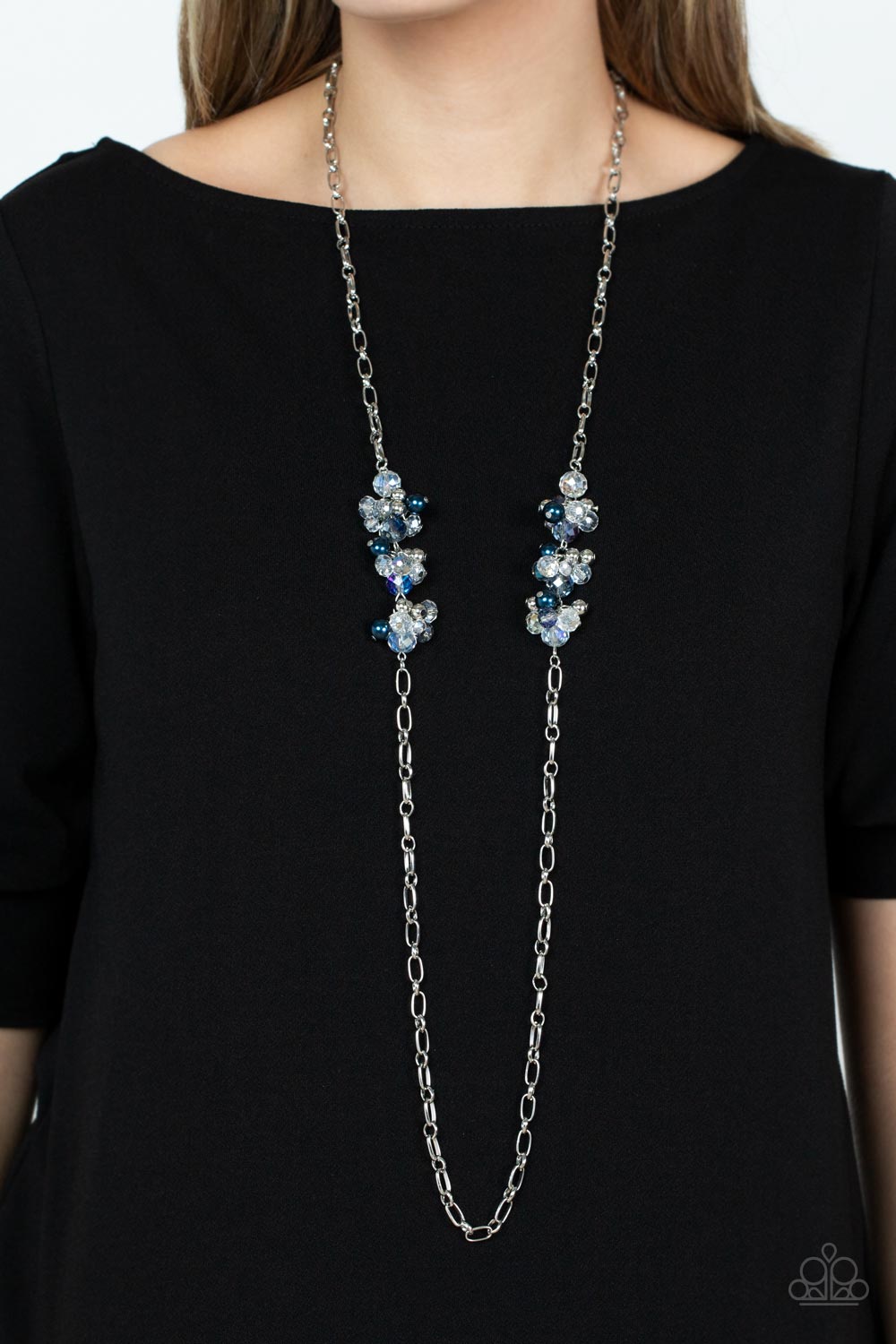 Paparazzi Accessories ❋Poshly Parisian - Blue Necklace❋ Flat Rate Ship $4.50❋