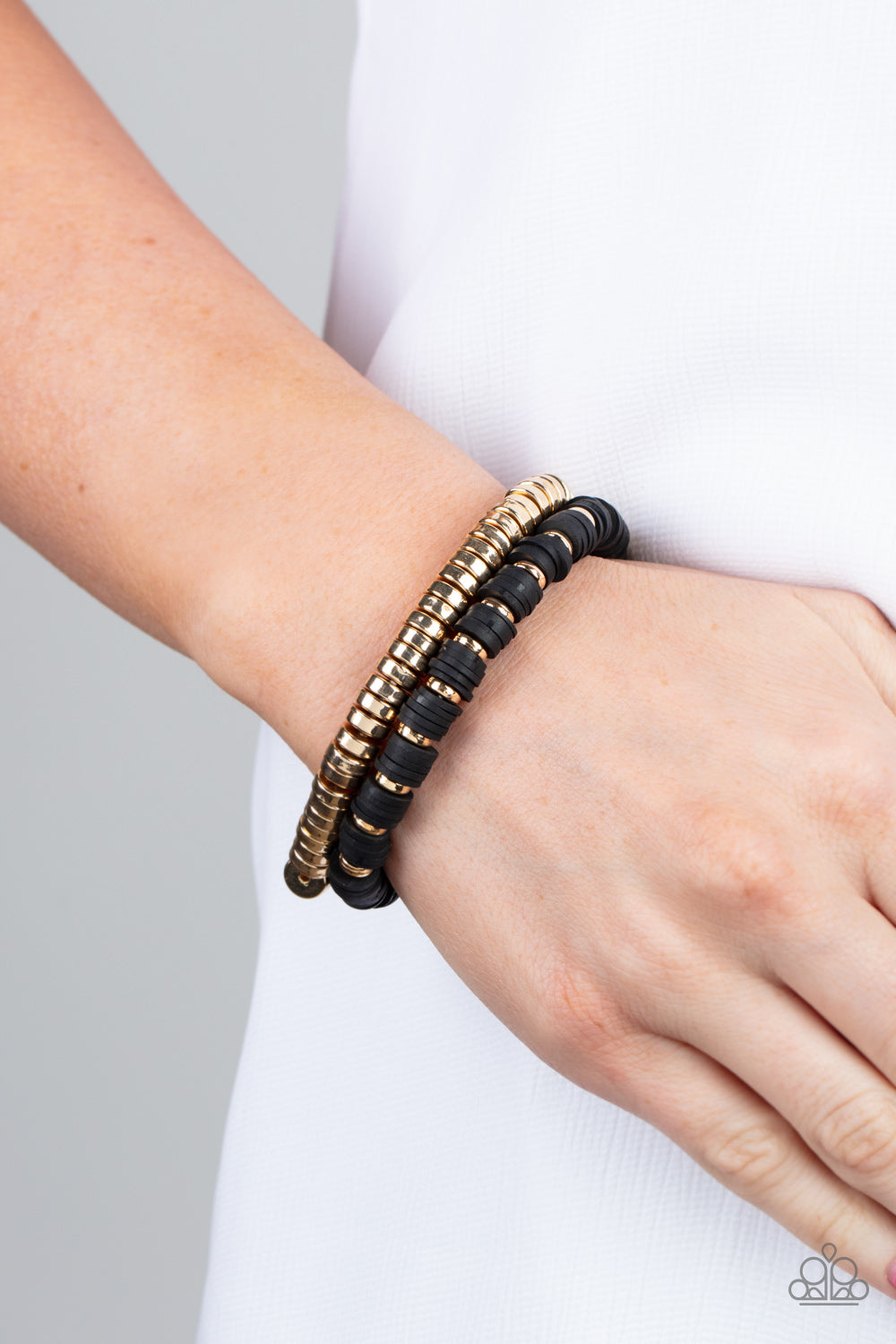 Paparazzi Accessories ❋Catalina Marina - Black Bracelet❋ Flat Rate Ship $4.50❋