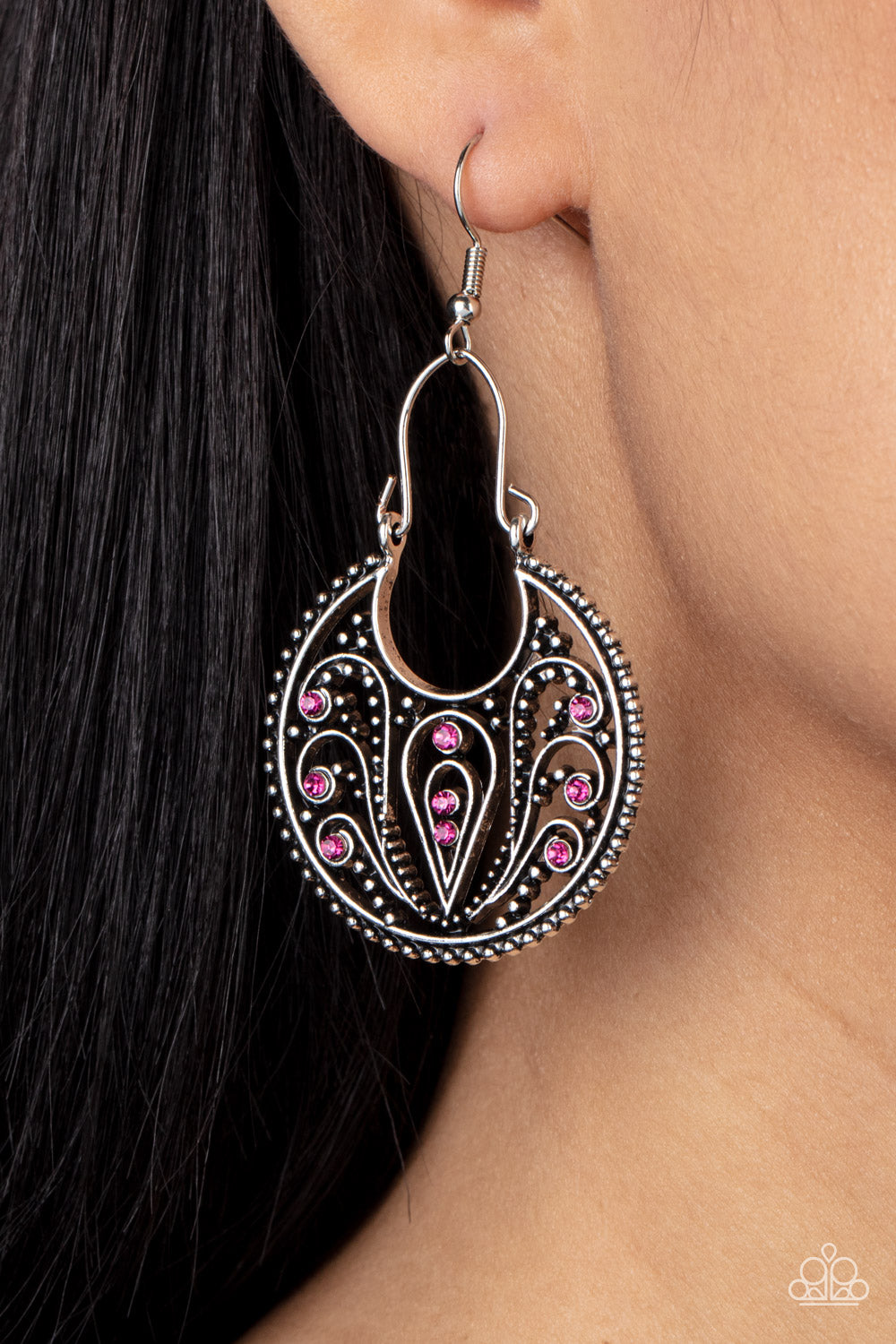 Paparazzi Accessories ❋Vineyard Villa - Pink Earrings❋ Flat Rate Ship $4.50❋