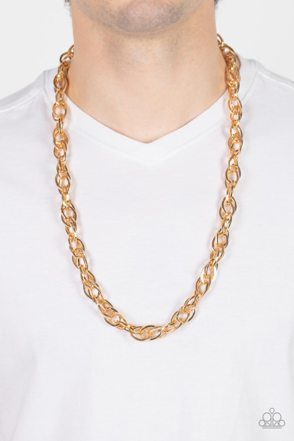 Paparazzi Accessories ❋Custom Couture - Gold Mens Necklace❋ Flat Rate Ship $4.50❋