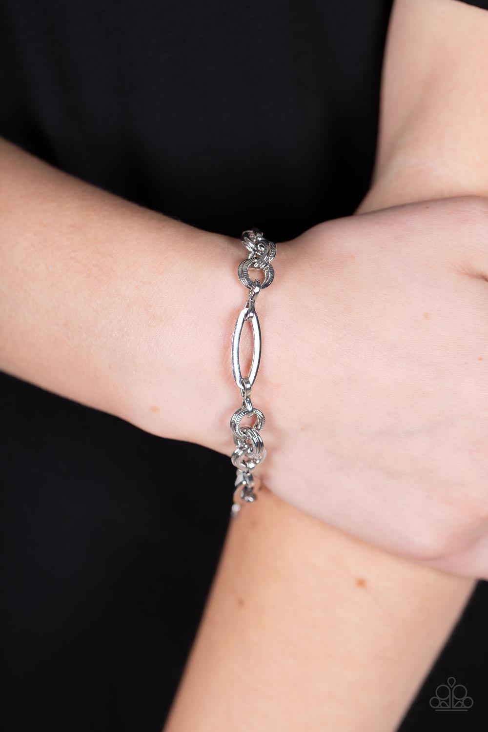 Paparazzi Accessories ❋Chic Charmer - Silver Bracelet❋ Flat Rate Ship $4.50❋