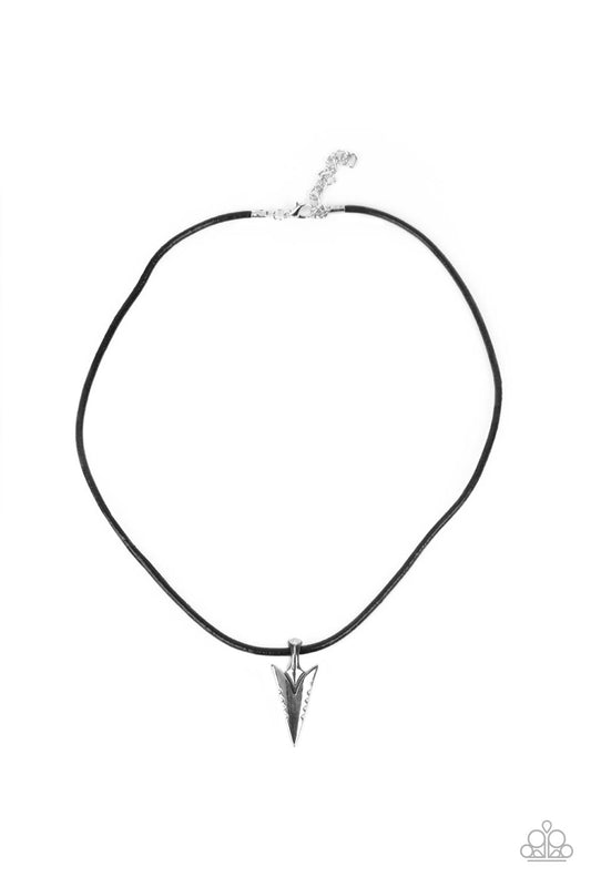 brought-to-you-by-blingflingbykat-pharaohs-arrow-black-mens necklace-paparazzi-accessories-