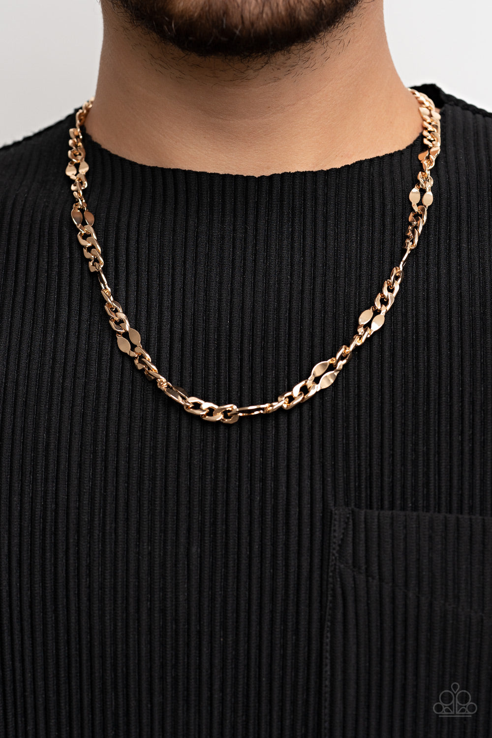 Paparazzi Accessories ❋G.O.A.T - Gold Mens Necklace❋ Flat Rate Ship $4.50❋