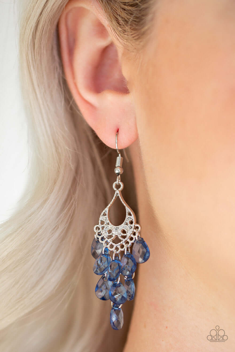 Paparazzi Accessories ✽ What Happens In Maui - Blue Earrings✽Flat Rate Ship $4.50✽ - Image #2