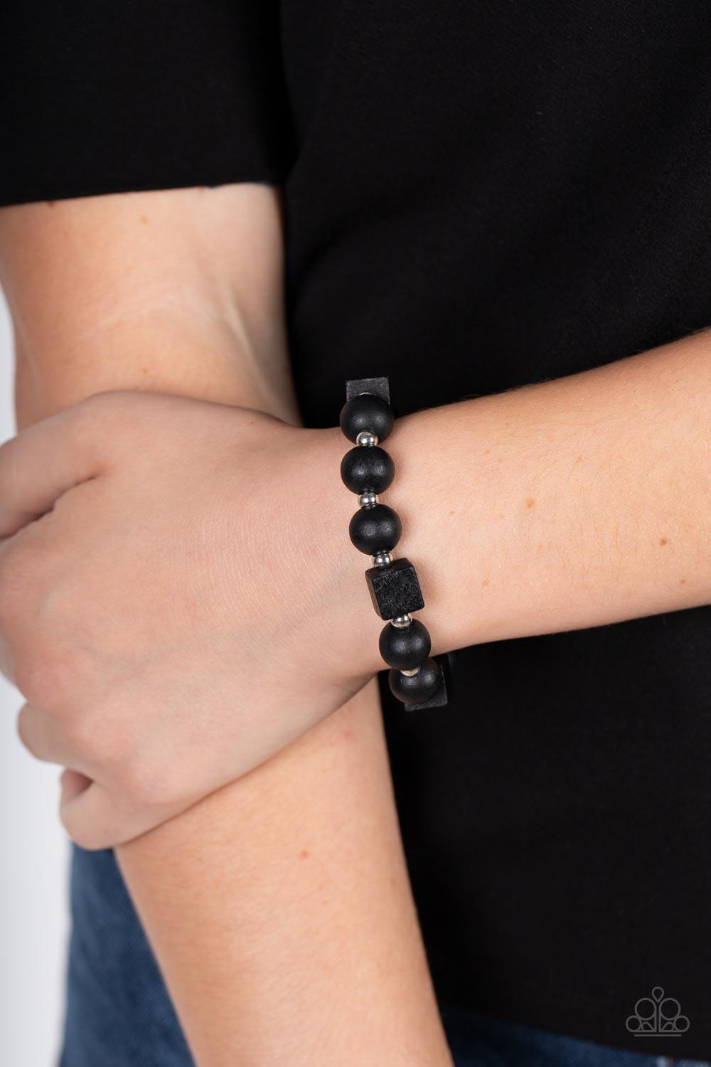 Paparazzi Accessories ❋Timber Trendsetter - Black Bracelet❋ Flat Rate Ship $4.50❋