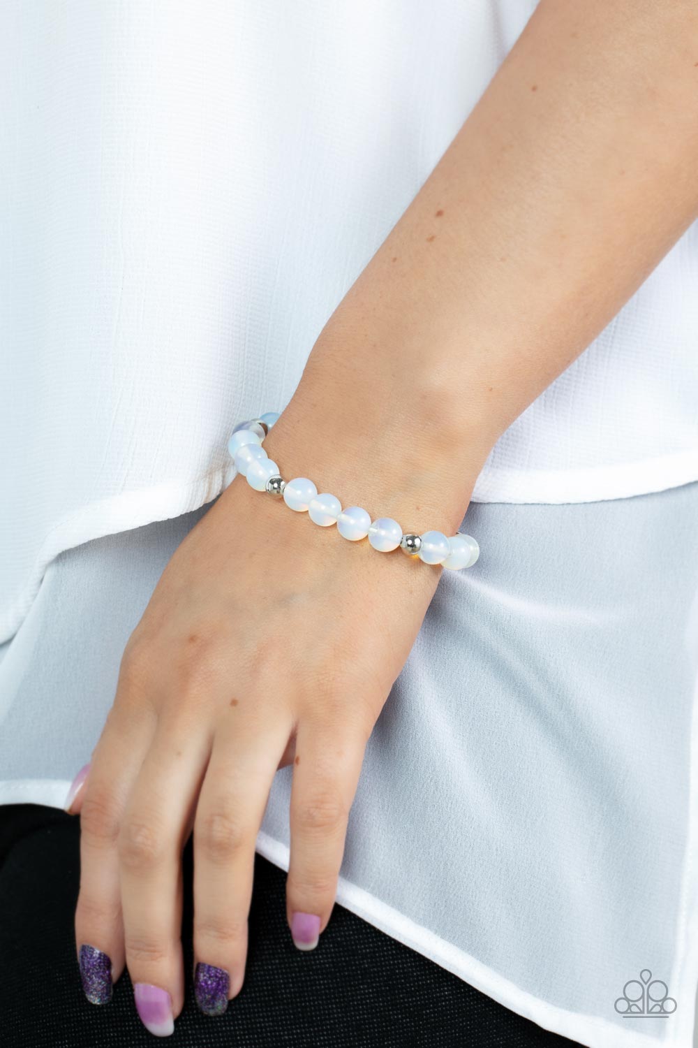 Paparazzi Accessories ❋Forever and a DAYDREAM - White Bracelet❋ Flat Rate Ship $4.50❋