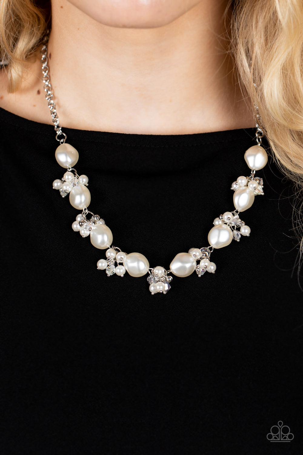 Paparazzi Accessories ❋Rolling with the BRUNCHES - White Necklace❋ Flat Rate Ship $4.50❋