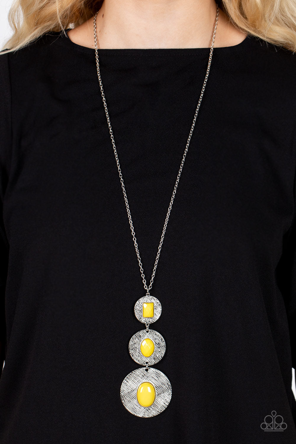 Paparazzi Accessories ❋Talisman Trendsetter - Yellow Necklace❋ Flat Rate Ship $4.50❋