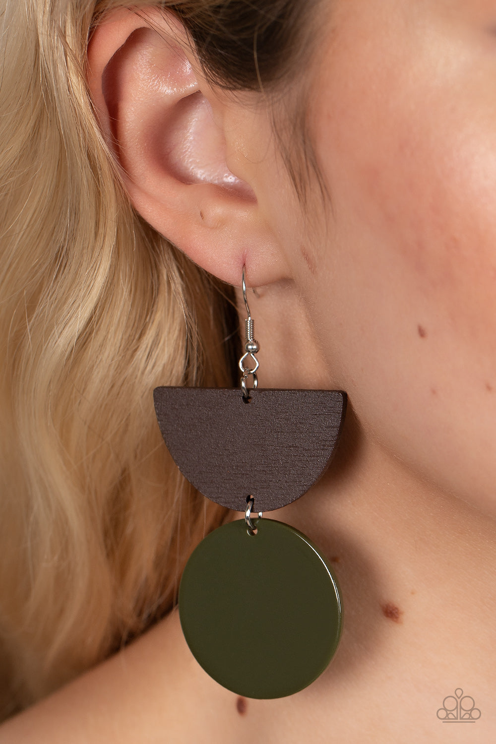 Paparazzi Accessories ❋Beach Bistro - Green Earrings❋ Flat Rate Ship $4.50❋