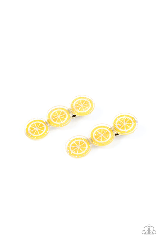 brought-to-you-by-blingflingbykat-charismatically-citrus-yellow-hair clip-paparazzi-accessories-