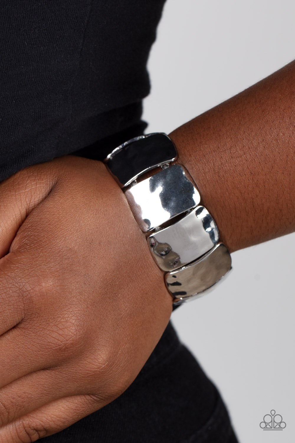 Paparazzi Accessories ❋Molten Maverick - Silver Bracelet❋ Flat Rate Ship $4.50❋