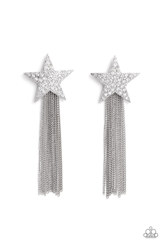brought-to-you-by-blingflingbykat-superstar-solo-white-post earrings-paparazzi-accessories-