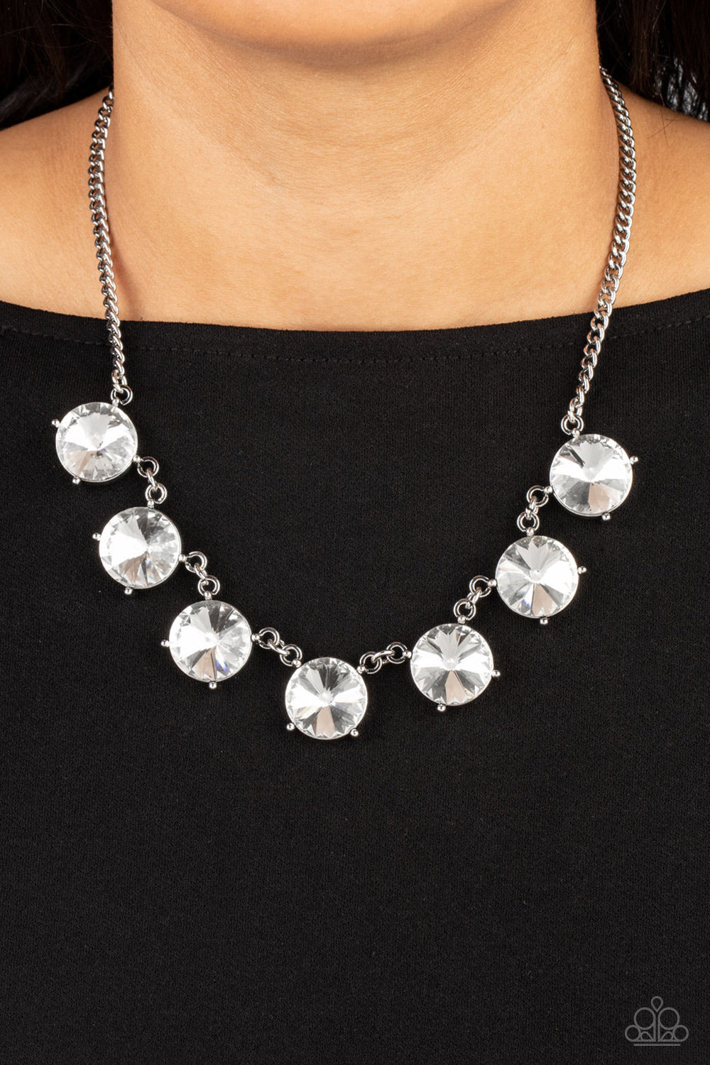 Paparazzi Accessories ❋The SHOWCASE Must Go On - White Necklace❋ Flat Rate Ship $4.50❋