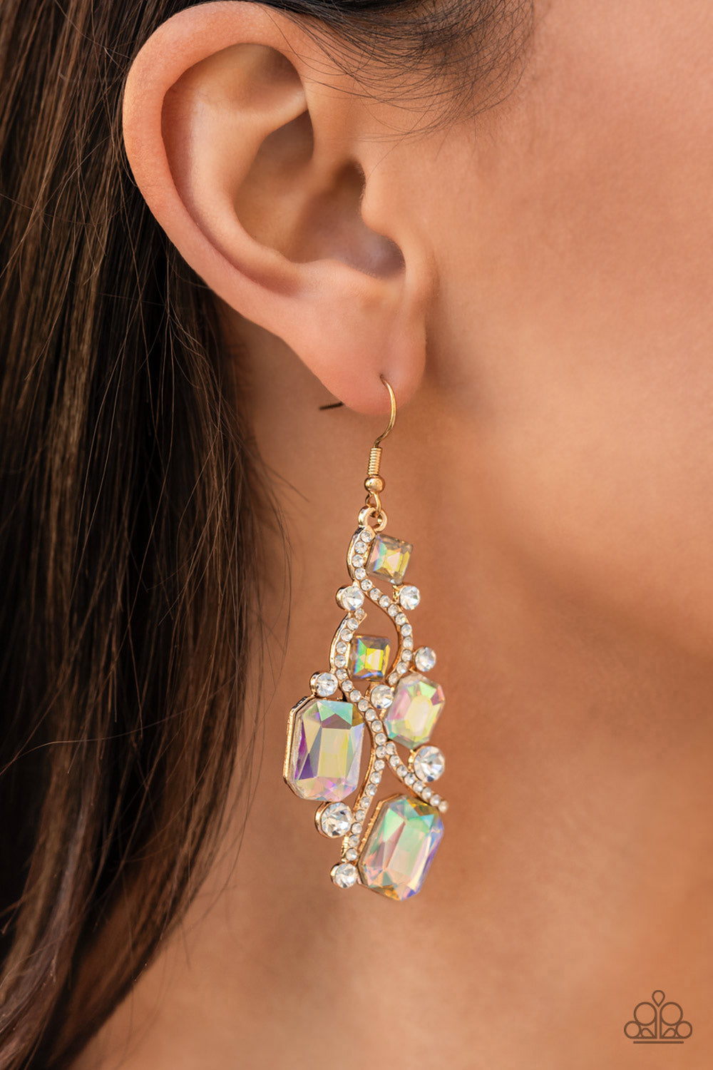 Paparazzi Accessories ❋Interstellar Illumination - Multi Earrings❋ Flat Rate Ship $4.50❋