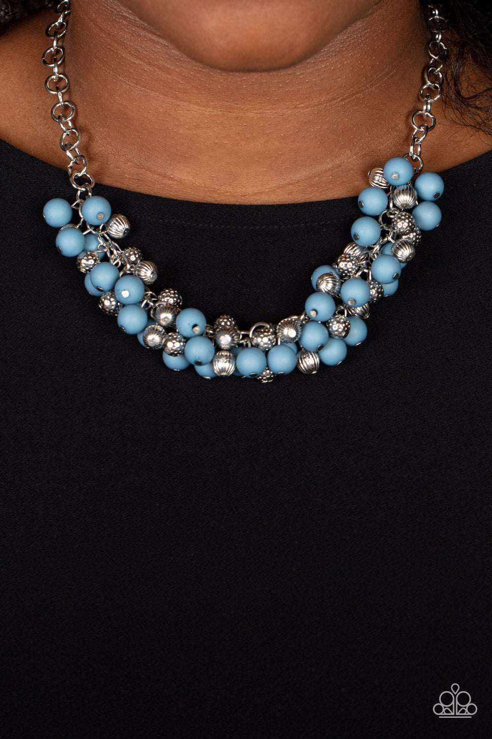 Paparazzi Accessories ❋Party Procession - Blue Necklace❋ Flat Rate Ship $4.50❋