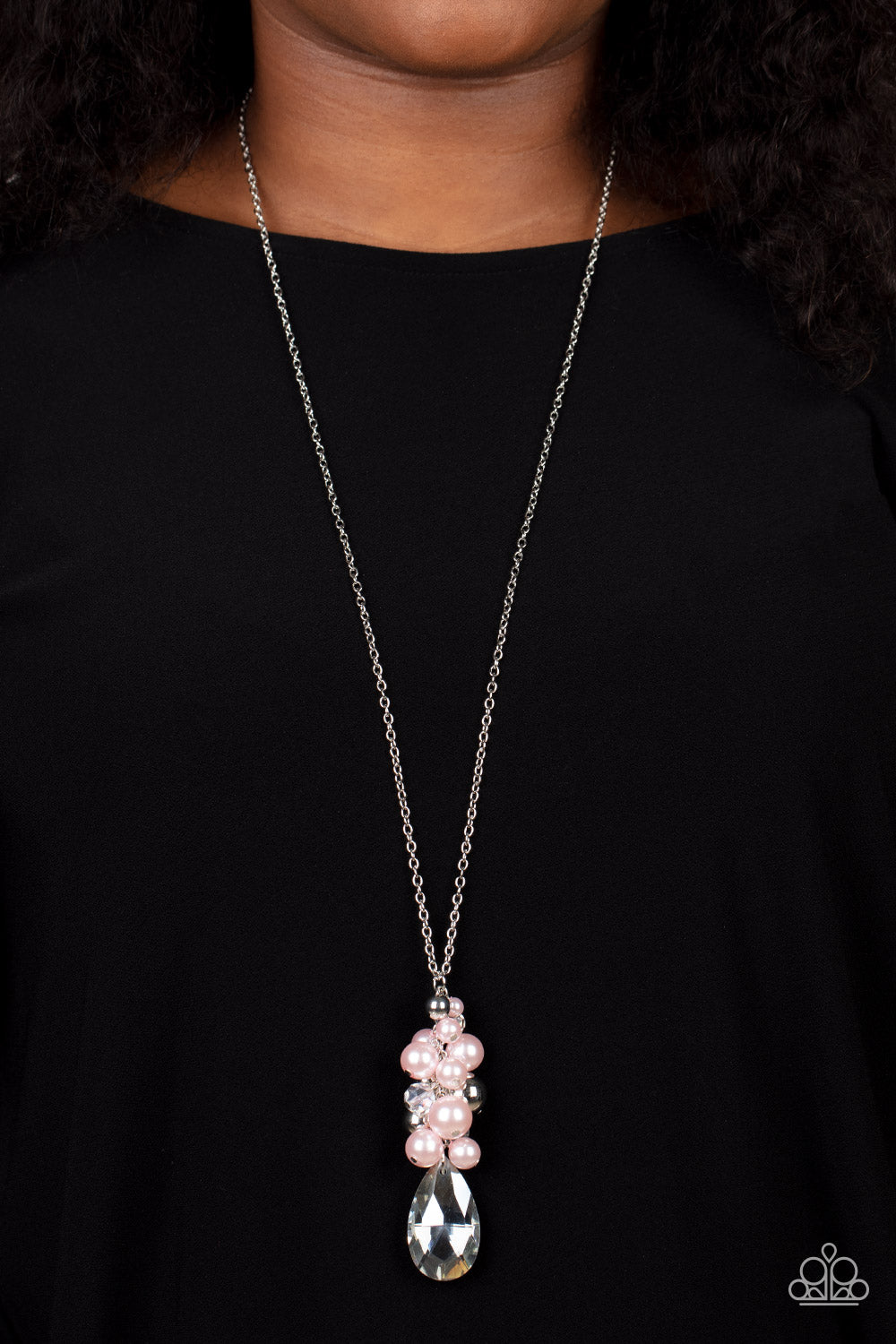 Paparazzi Accessories ❋Drip Drop Dazzle - Pink Necklace❋ Flat Rate Ship $4.50❋