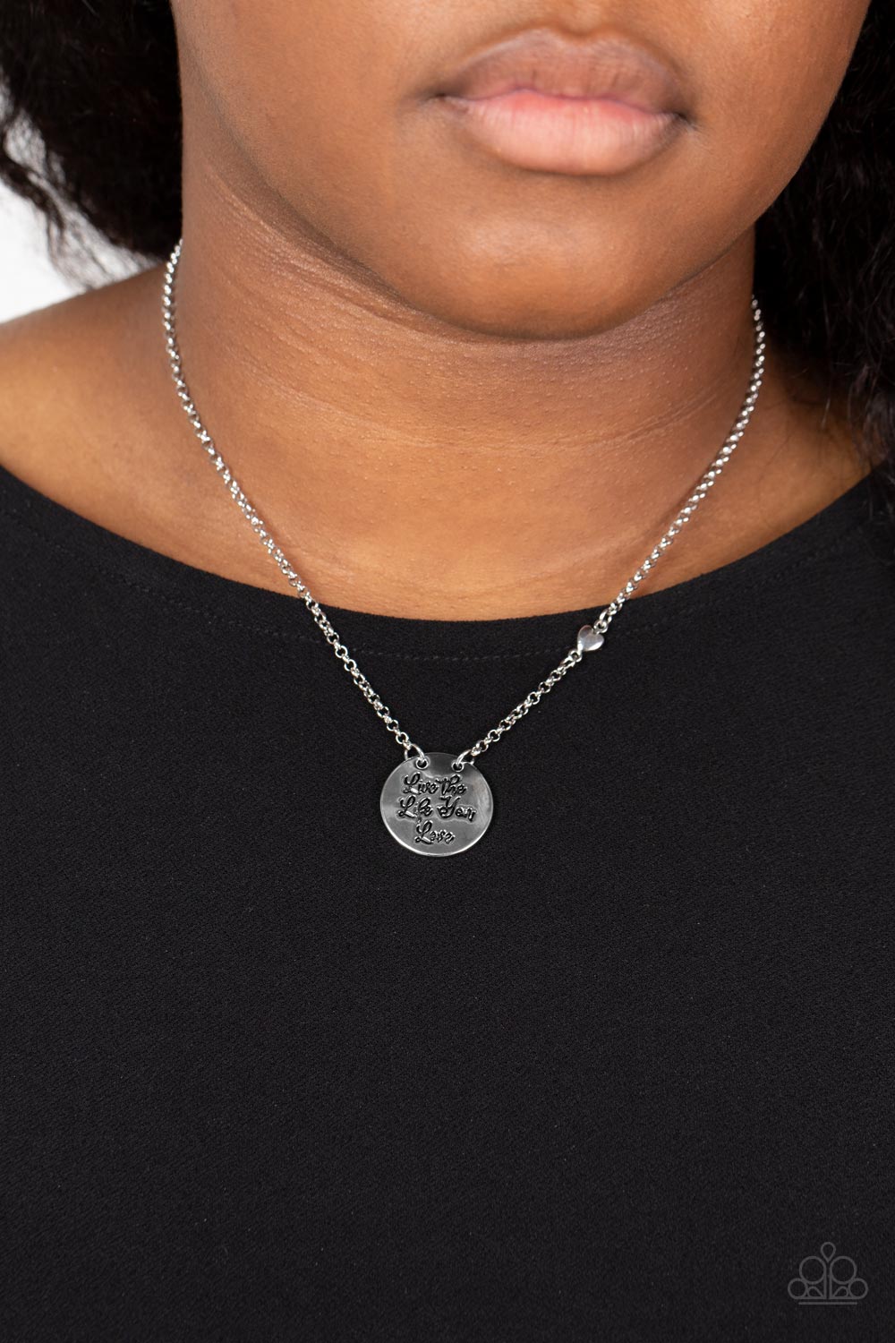 Paparazzi Accessories ❋Live The Life You Love - Silver Necklace❋ Flat Rate Ship $4.50❋