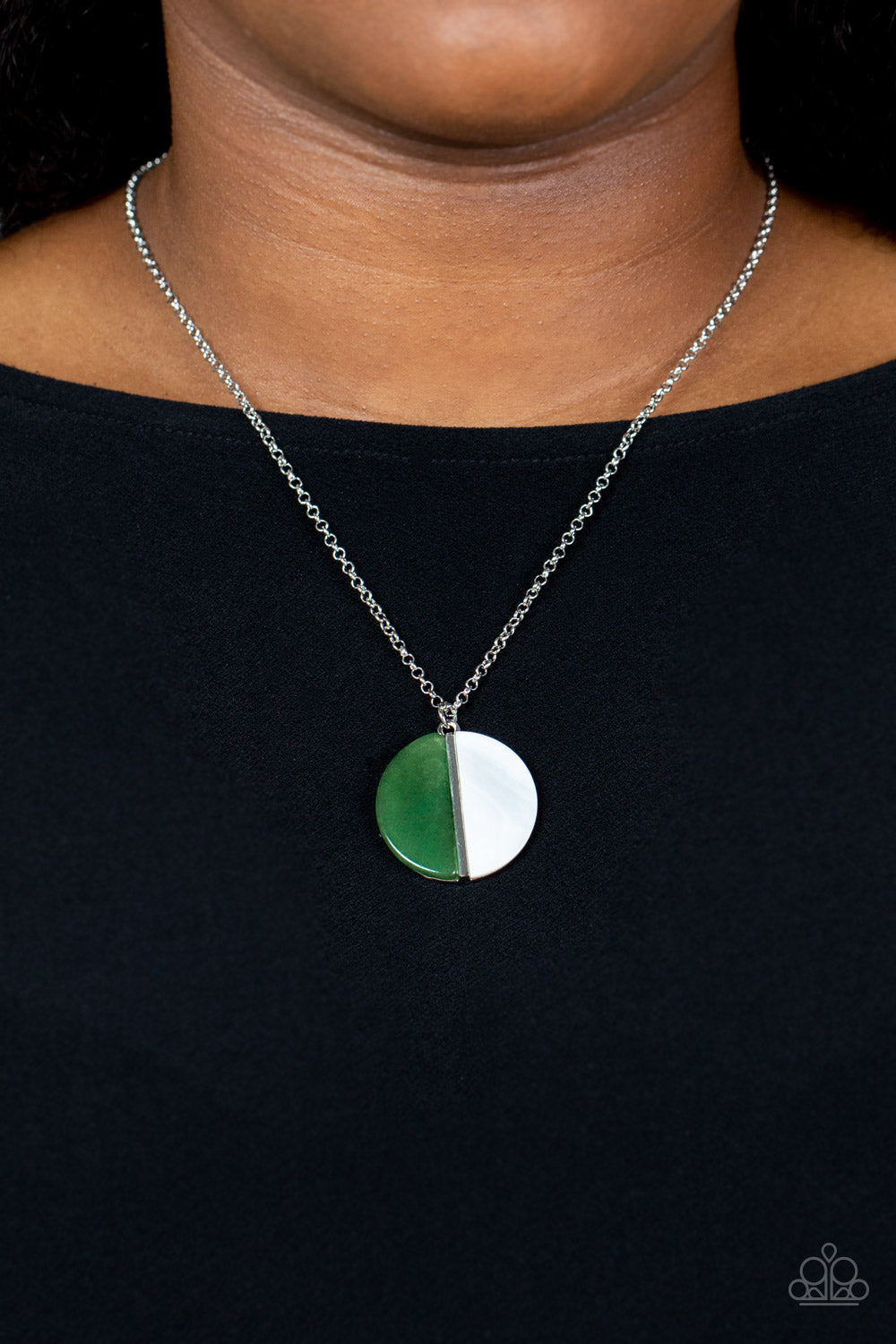 Paparazzi Accessories ❋Elegantly Eclipsed - Green Necklace❋ Flat Rate Ship $4.50❋