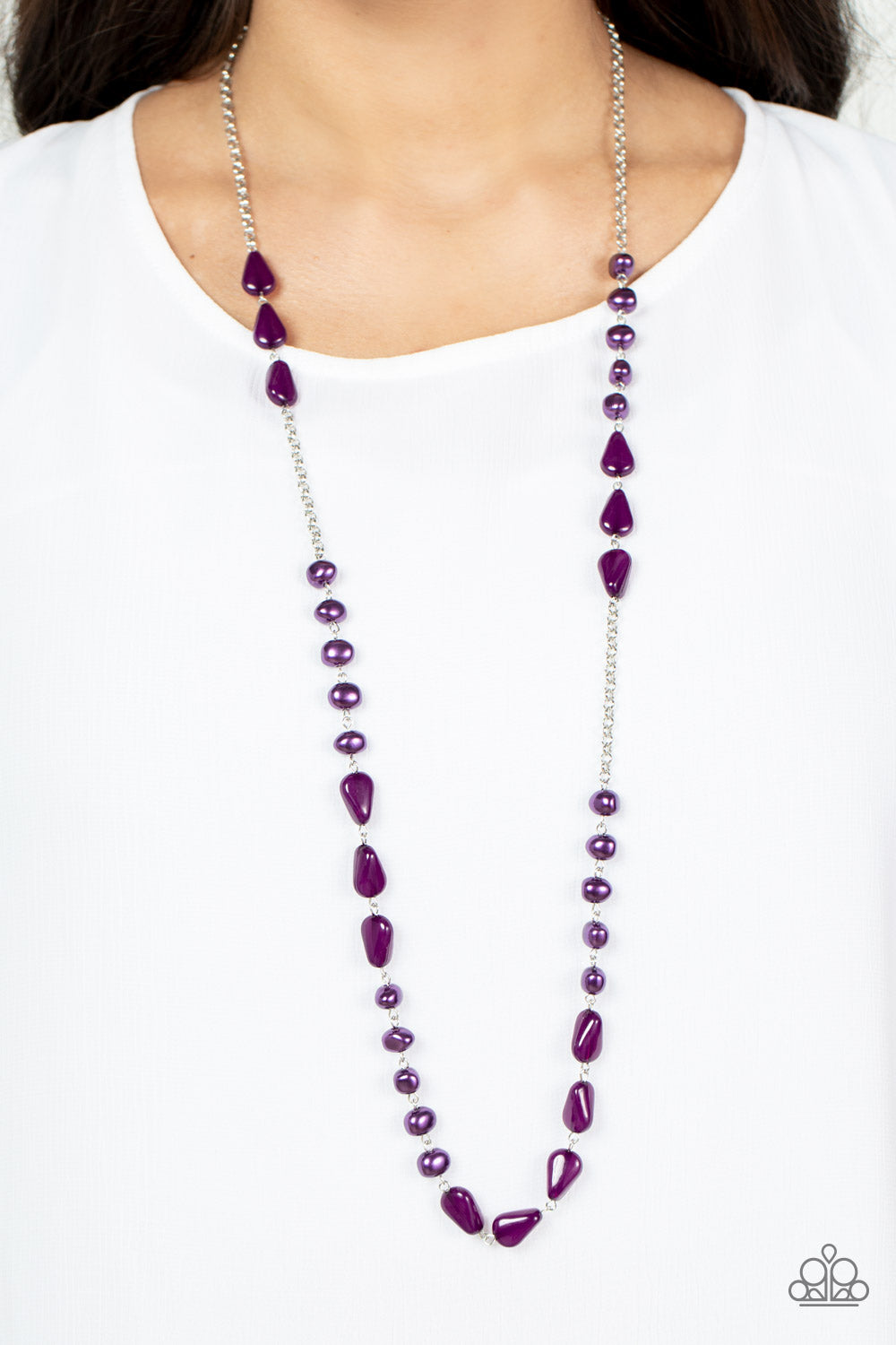 Paparazzi Accessories ❋Shoreline Shimmer - Purple Necklace❋ Flat Rate Ship $4.50❋
