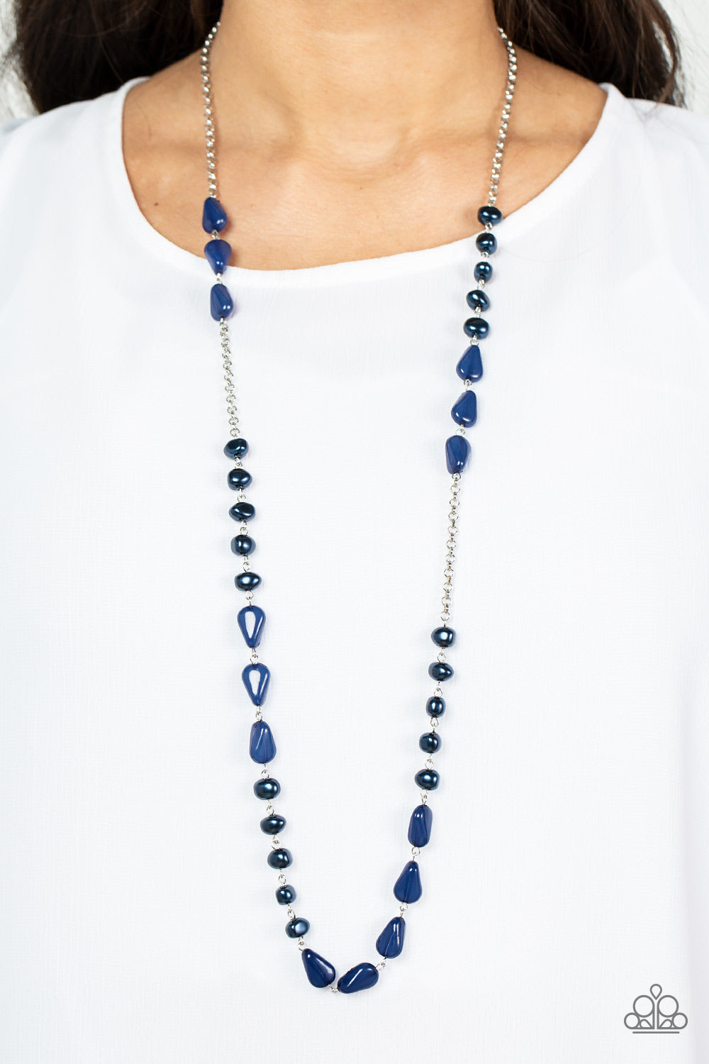 Paparazzi Accessories ❋Shoreline Shimmer - Blue Necklace❋ Flat Rate Ship $4.50❋