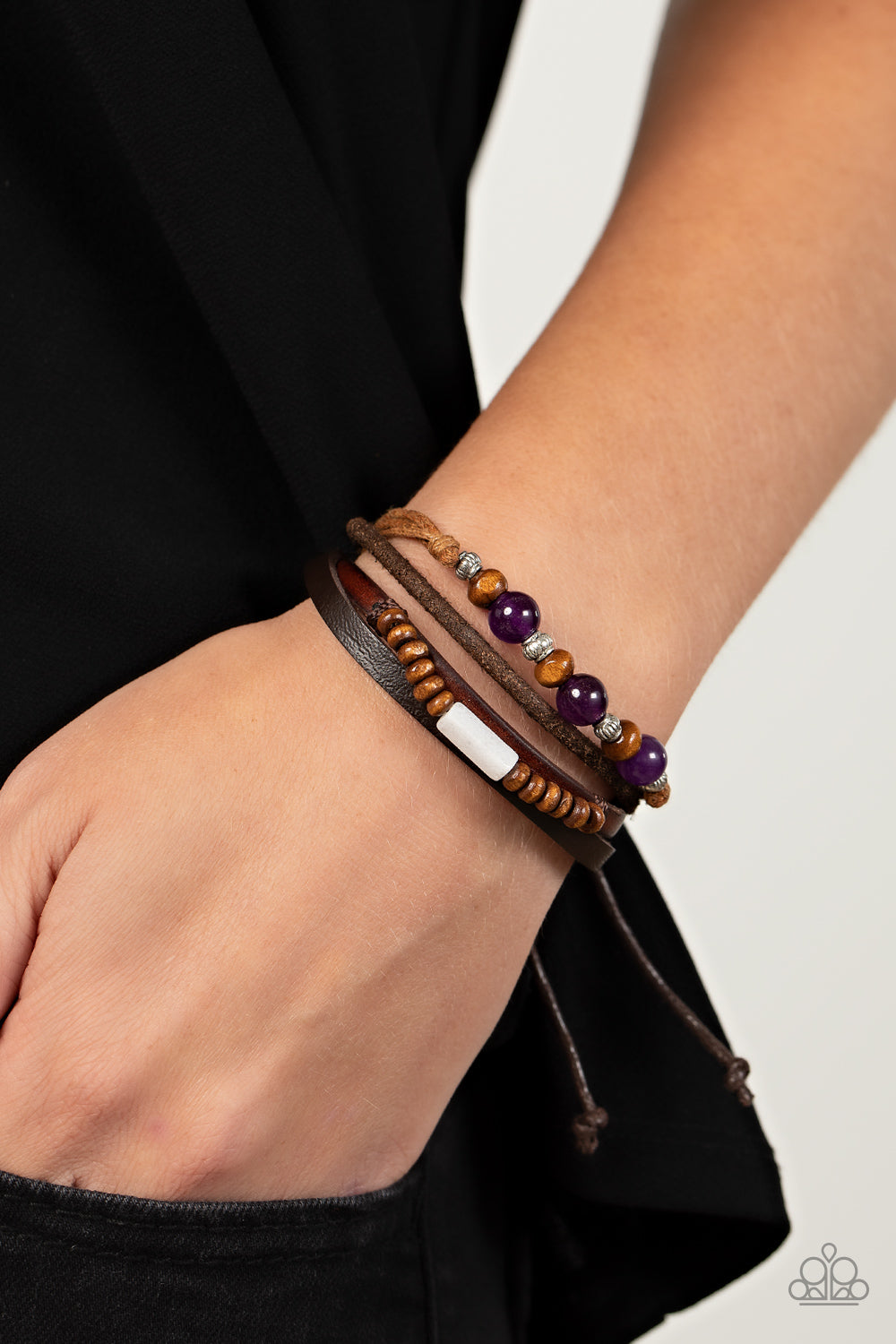 Paparazzi Accessories ❋Public In-QUARRY - Purple Bracelet❋ Flat Rate Ship $4.50❋