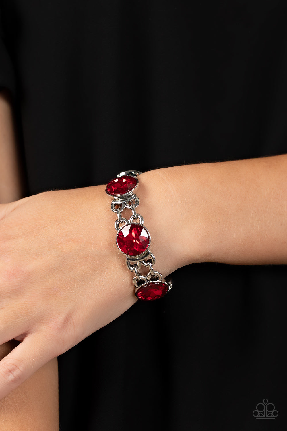 Paparazzi Accessories ❋Devoted to Drama - Red Bracelet❋ Flat Rate Ship $4.50❋