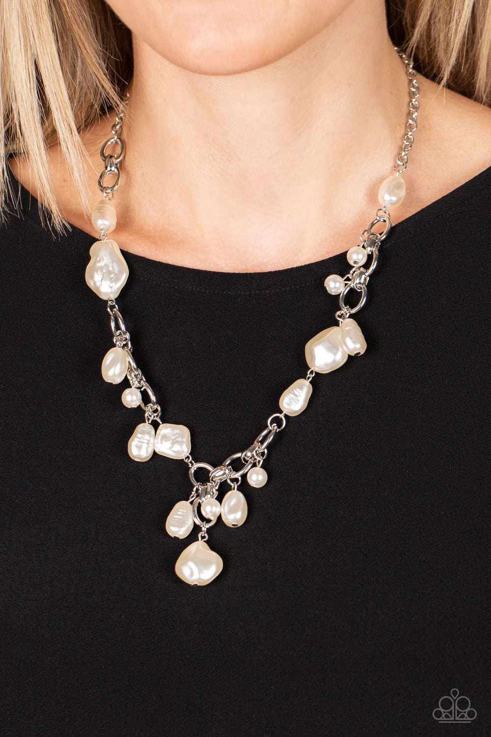 Paparazzi Accessories ❋Nautical Nouveau - White Necklace❋ Flat Rate Ship $4.50❋