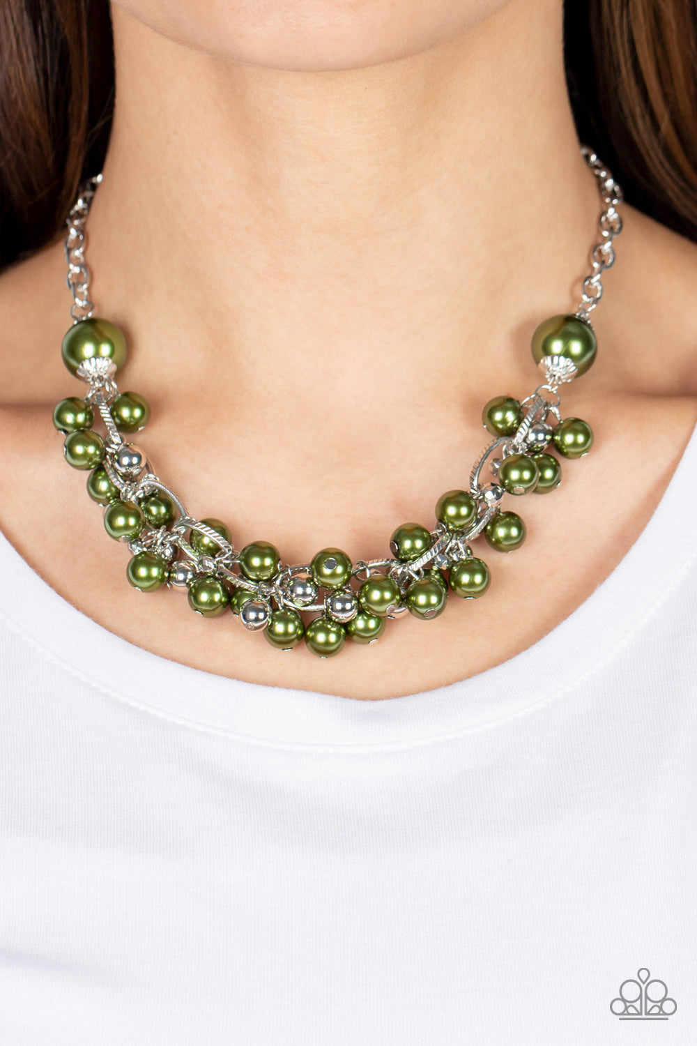 Paparazzi Accessories ❋Party Crasher - Green Necklace❋ Flat Rate Ship $4.50❋