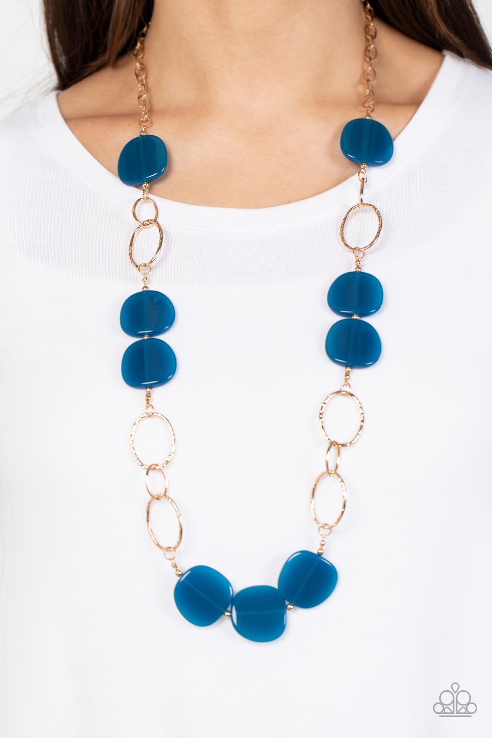 Paparazzi Accessories ❋Posh Promenade - Blue - Blue Necklace❋ Flat Rate Ship $4.50❋