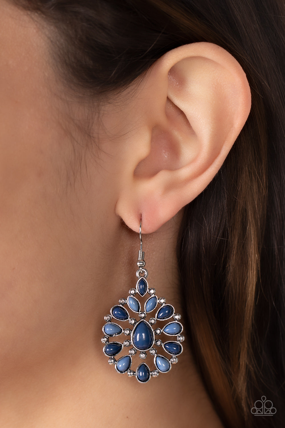 Paparazzi Accessories ❋Lively Luncheon - Blue Earrings❋ Flat Rate Ship $4.50❋