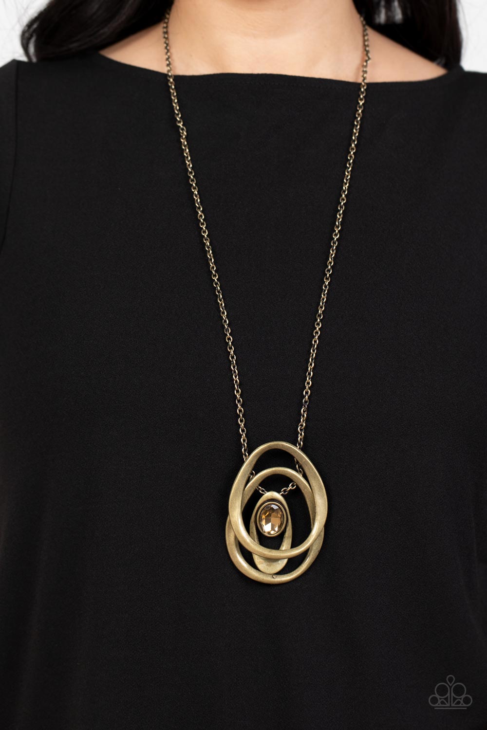 Paparazzi Accessories ❋Luminous Labyrinth - Brass Necklace❋ Flat Rate Ship $4.50❋