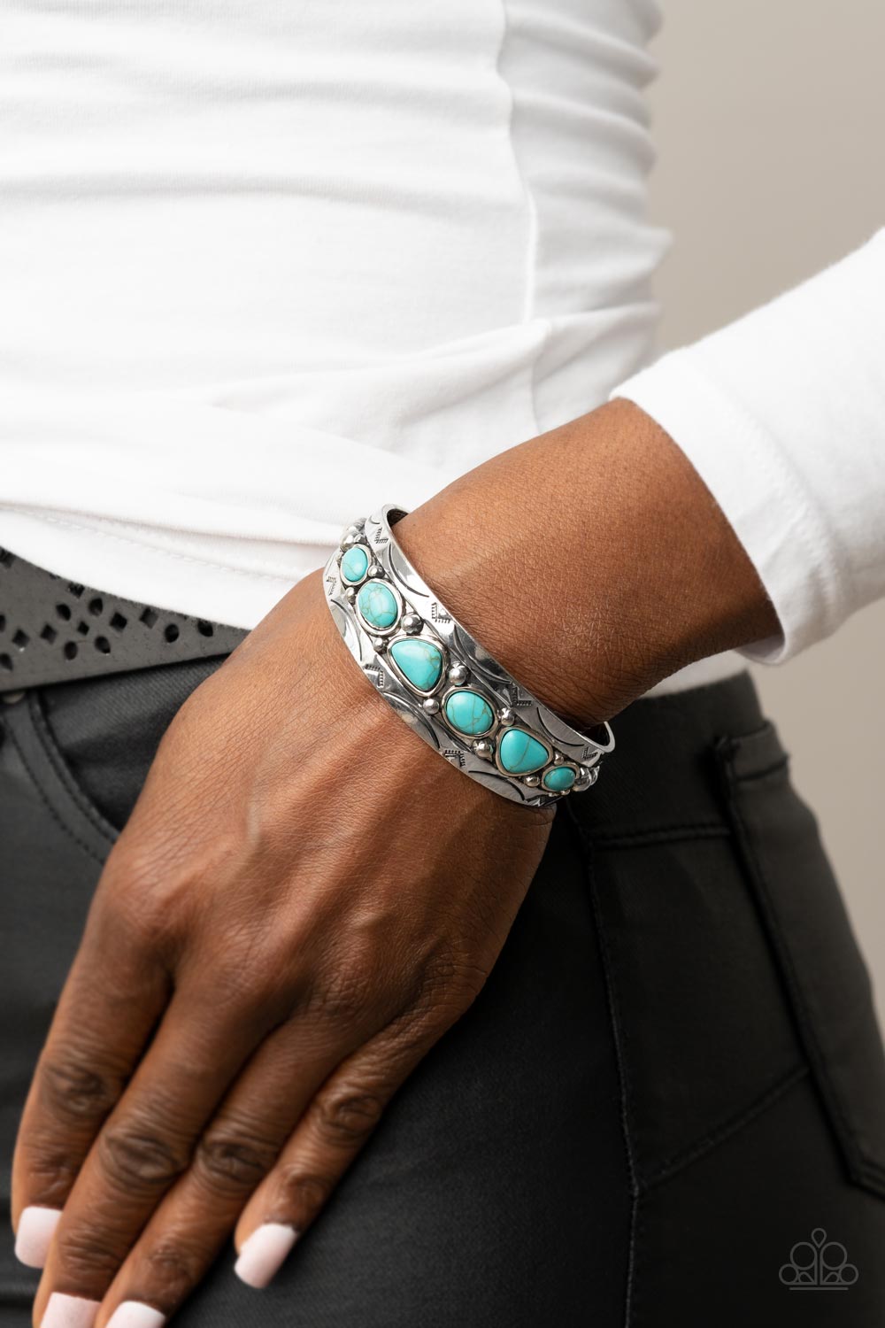 Paparazzi Accessories ❋Saguaro Sultan - Blue Bracelet❋ Flat Rate Ship $4.50❋