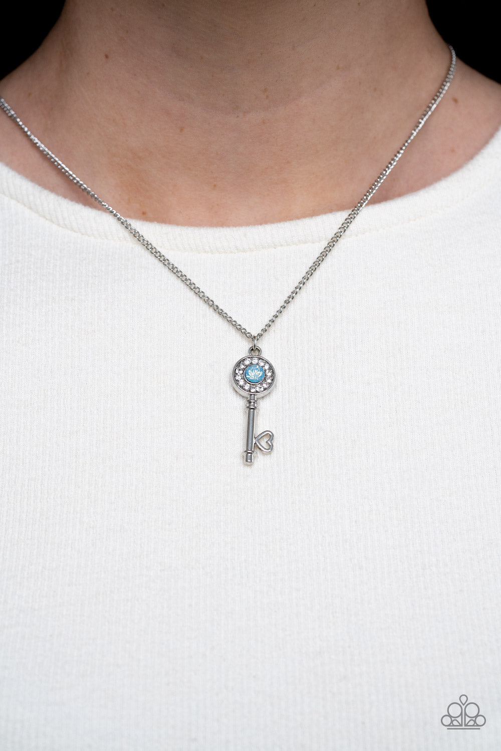Paparazzi Accessories ❋Prized Key Player - Blue Necklace❋ Flat Rate Ship $4.50❋
