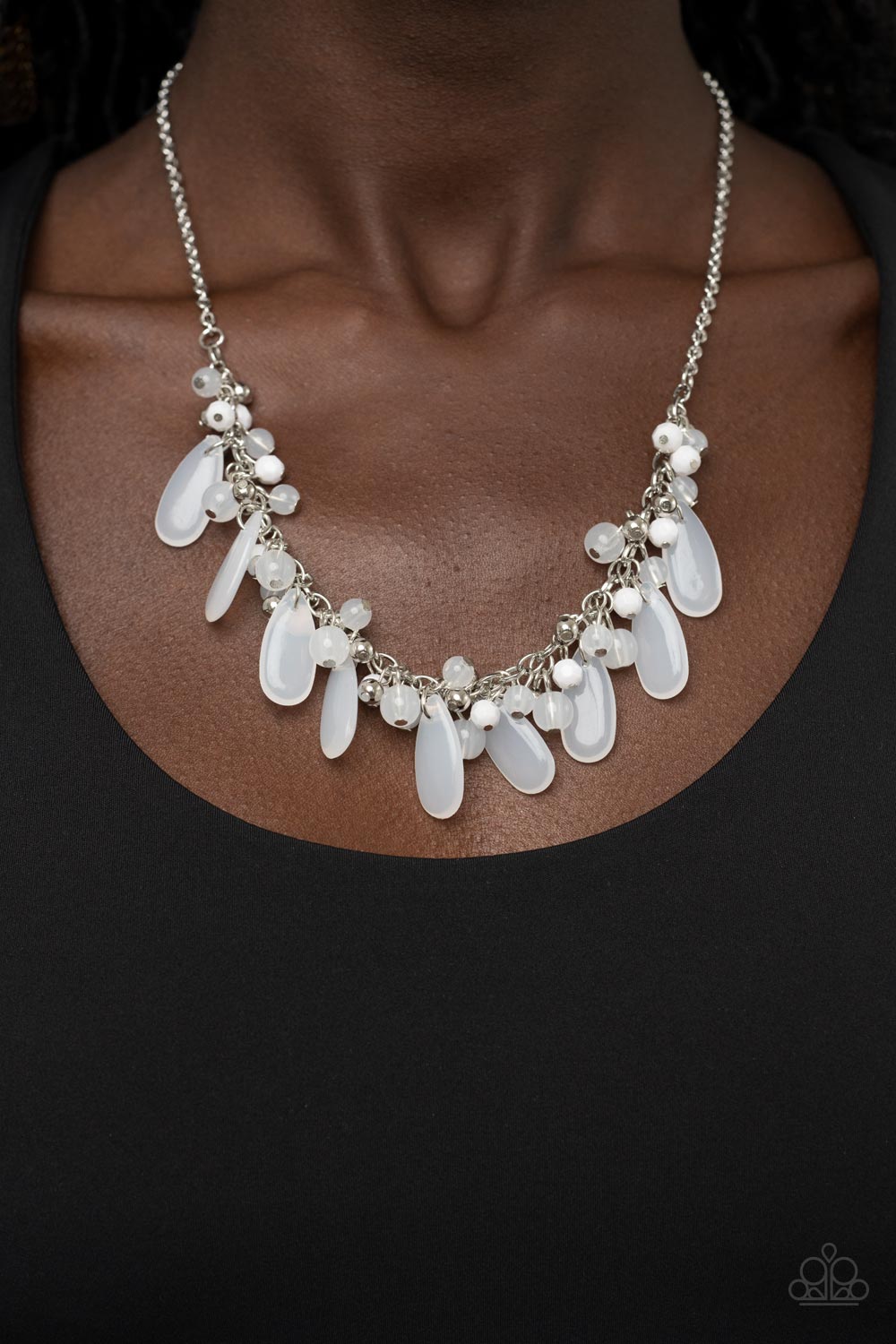 Paparazzi Accessories ❋Bahama Mama Mode - White Necklace❋ Flat Rate Ship $4.50❋