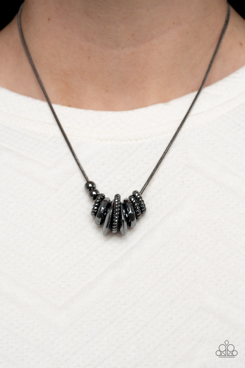 Paparazzi Accessories ❋Mechanical Mischief - Black Necklace❋ Flat Rate Ship $4.50❋