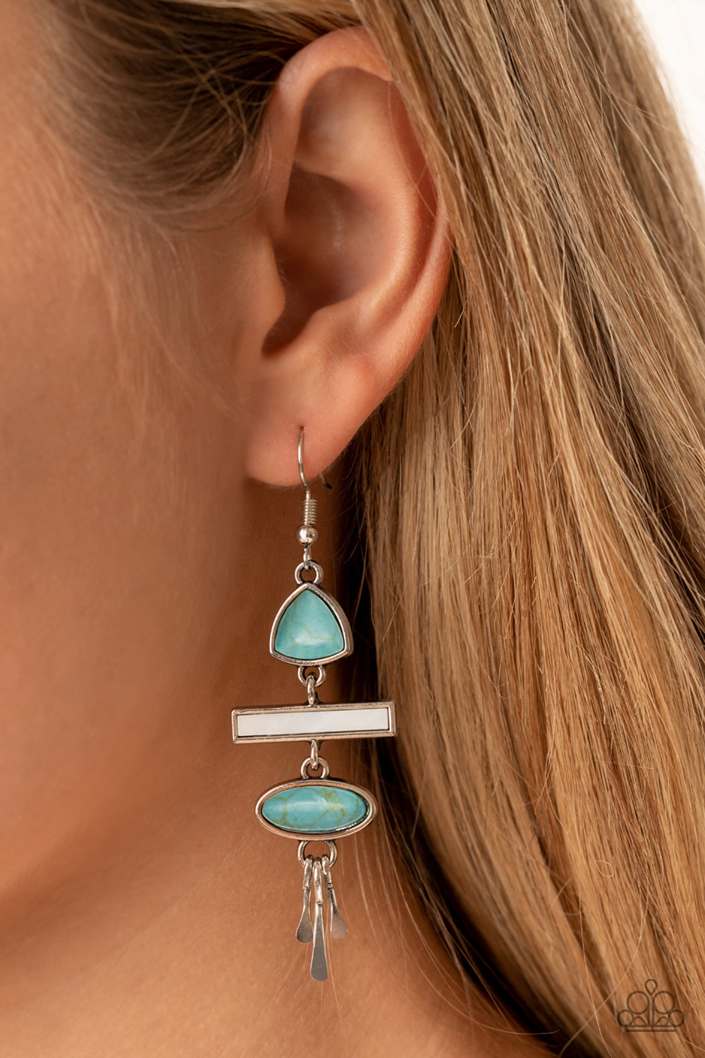 Paparazzi Accessories ❋Adventurously Artisan - Blue Earrings❋ Flat Rate Ship $4.50❋