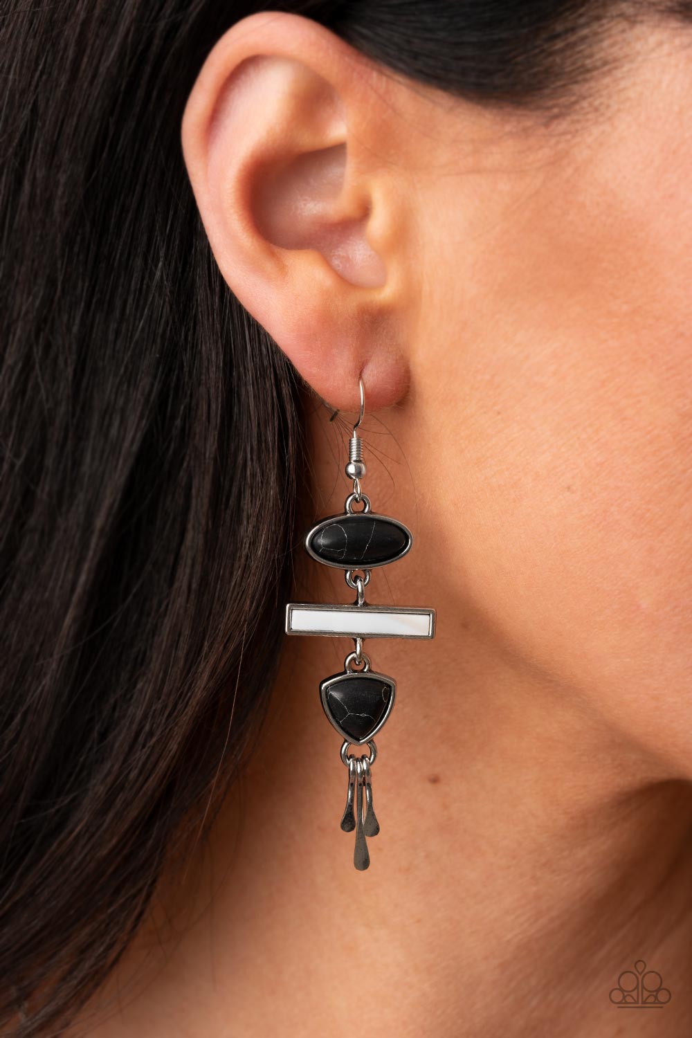 Paparazzi Accessories ❋Adventurously Artisan - Black Earrings❋ Flat Rate Ship $4.50❋